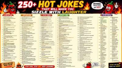 🔥 250+ Hot Jokes That Will Make You Sizzle With Laughter