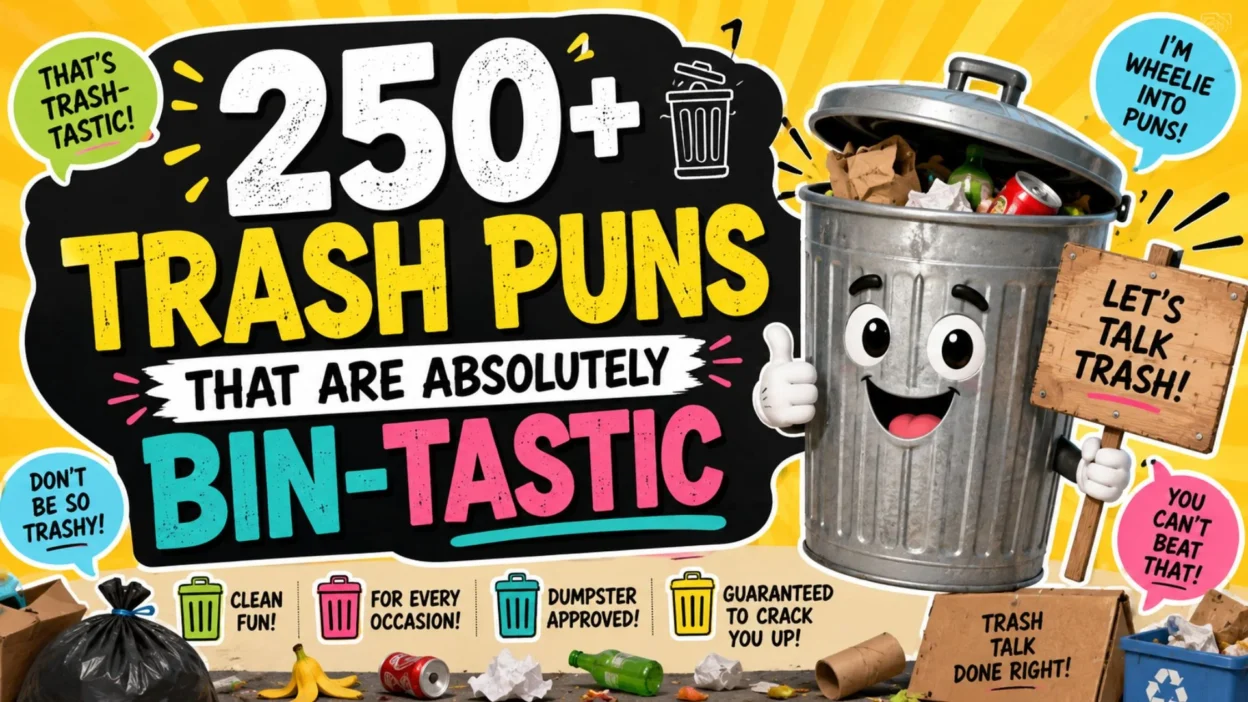 🗑️ 250+ Trash Puns That Are Absolutely Bin-tastic