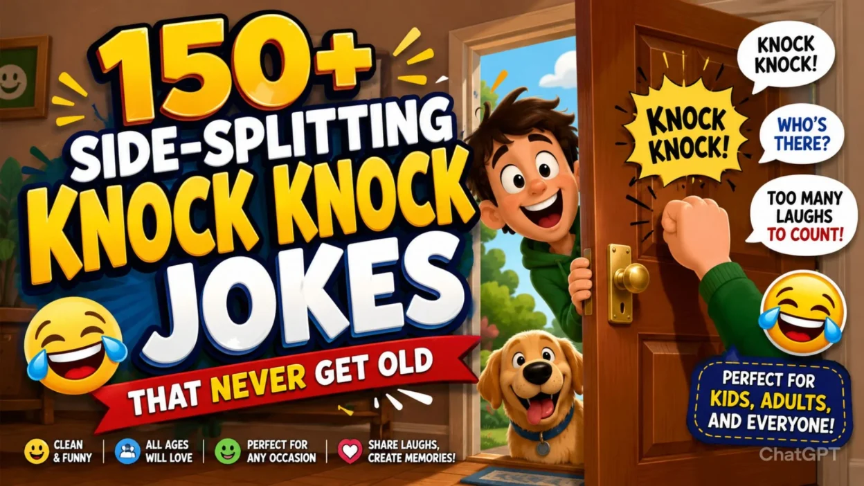 🚪😂 150+ Side-Splitting Knock Knock Jokes That Never Get Old
