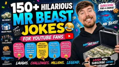 150+ Hilarious Mr Beast Jokes for YouTube Fans🎬💰