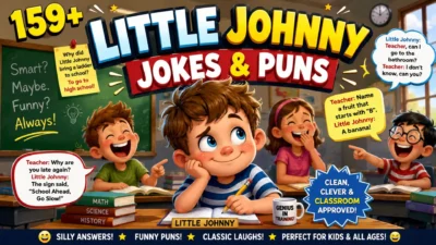 159+ Little Johnny Jokes & Puns