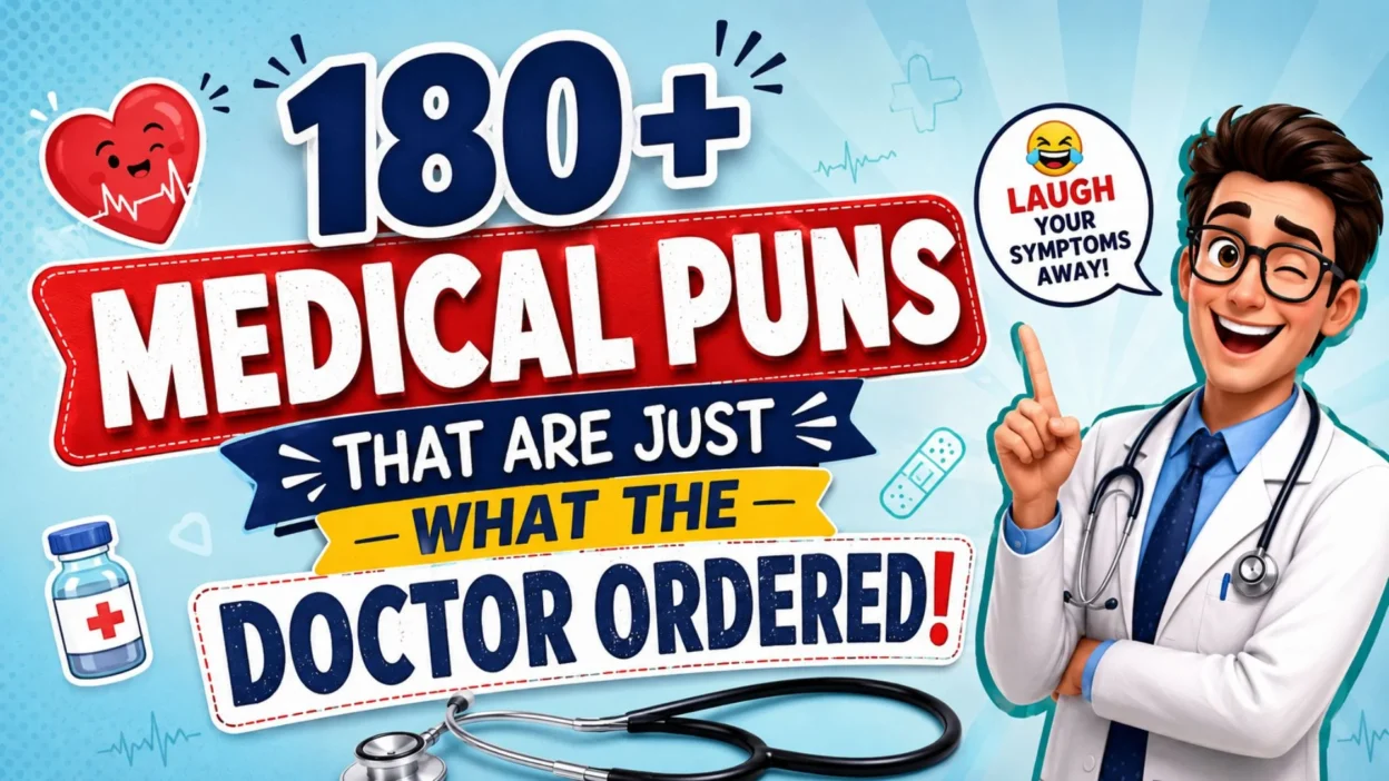 180+ Medical Puns That Are Just What the Doctor Ordered! 🩺😂