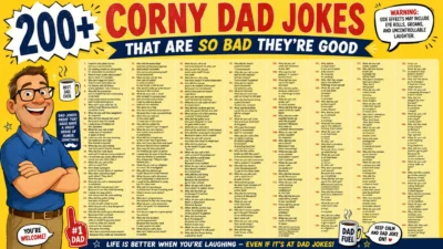 200+ Corny Dad Jokes That Are So Bad They're Good
