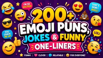 200+ Emoji Puns, Jokes & Funny One-Liners