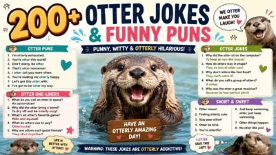 200+ Otter Jokes & Funny Puns 🦦
