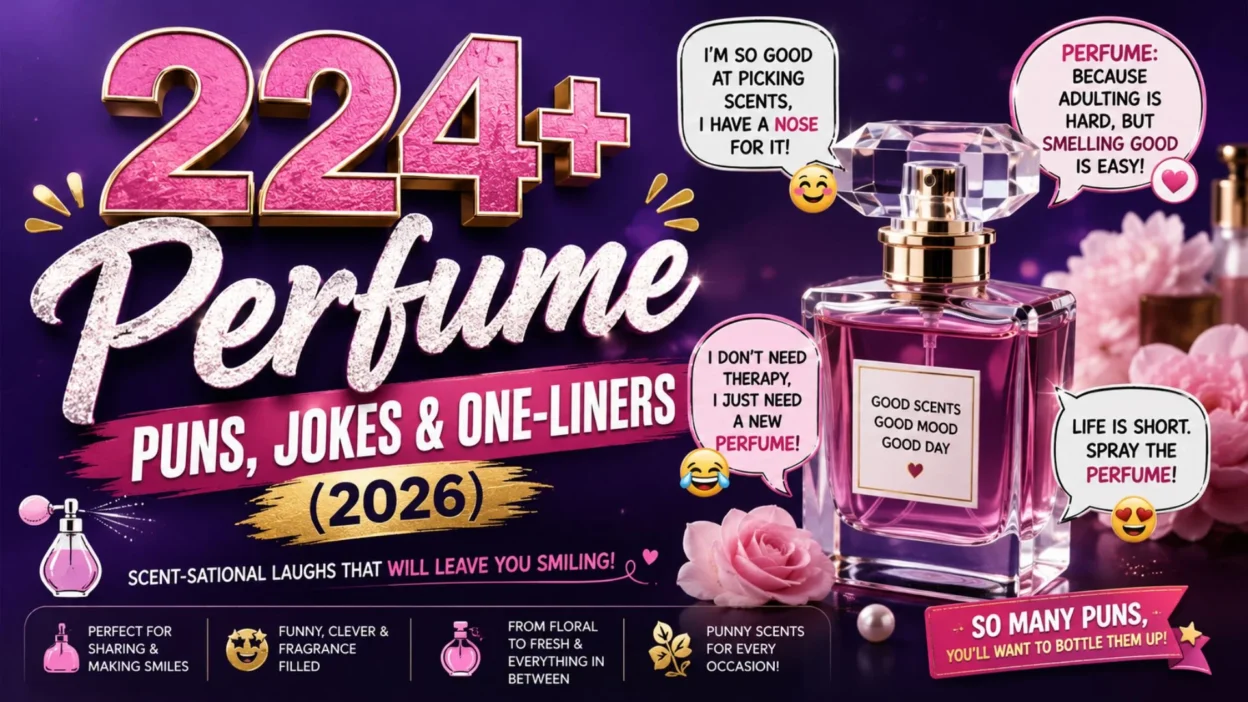 224+ Perfume Puns, Jokes & One-Liners (2026)