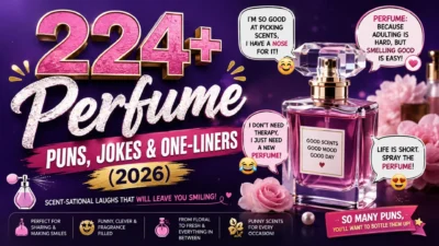 224+ Perfume Puns, Jokes & One-Liners (2026)