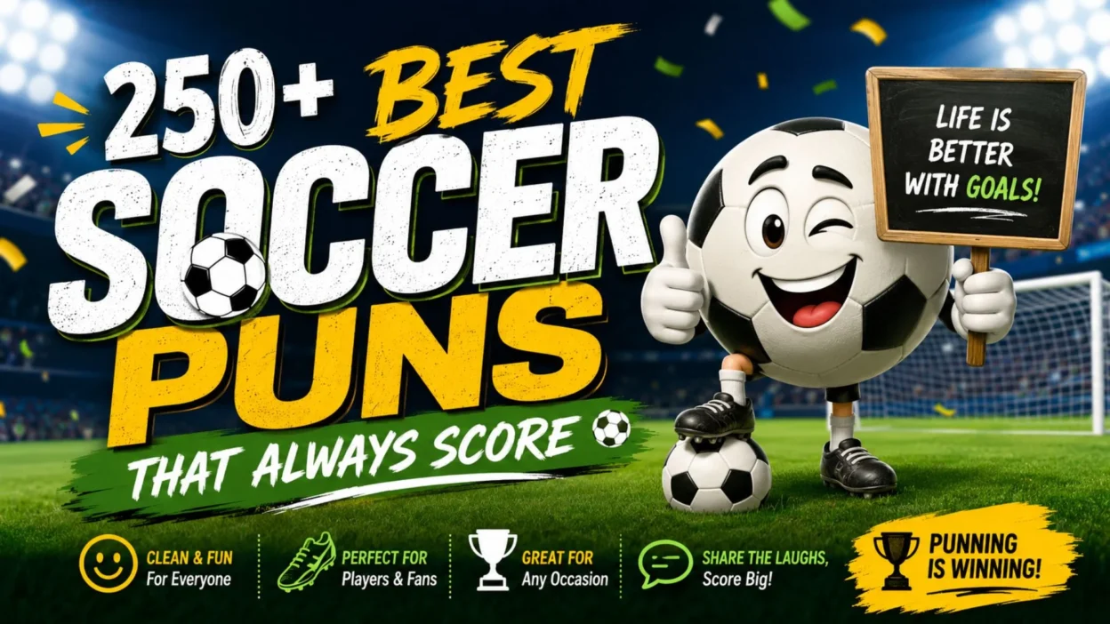 250+ Best Soccer Puns That Always Score ⚽