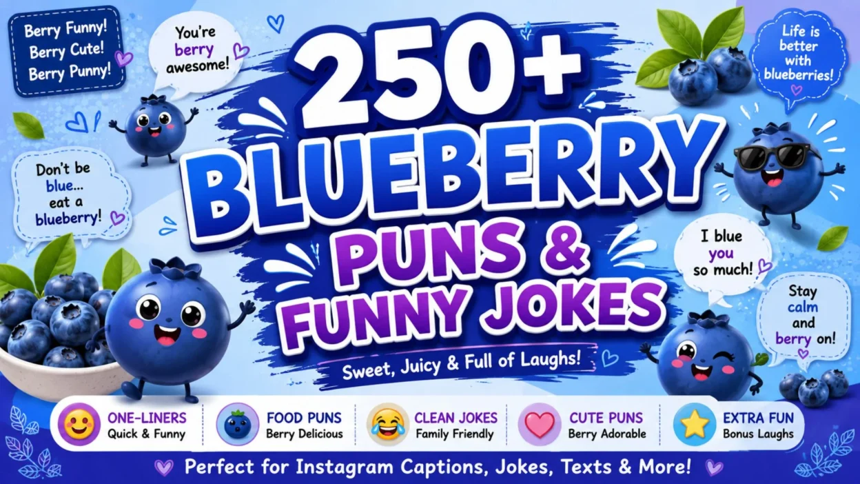 250+ Blueberry Puns & Funny Jokes