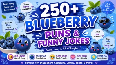 250+ Blueberry Puns & Funny Jokes