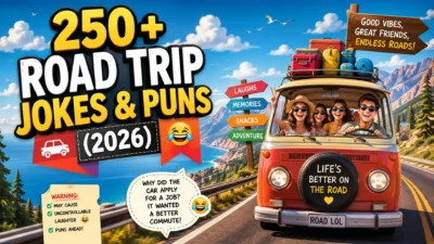 250+ Road Trip Jokes & Puns (2026) 🚗😂