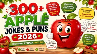 300+ Apple Jokes & Puns 2026