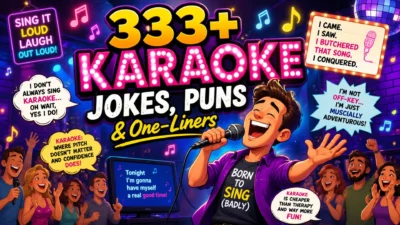 333+ Karaoke Jokes, Puns & One-Liners