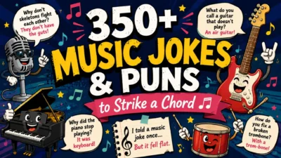 350+ Music Jokes & Puns to Strike a Chord 🎵