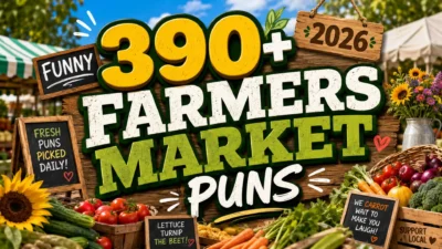 390+ Funny Farmers Market Puns 2026