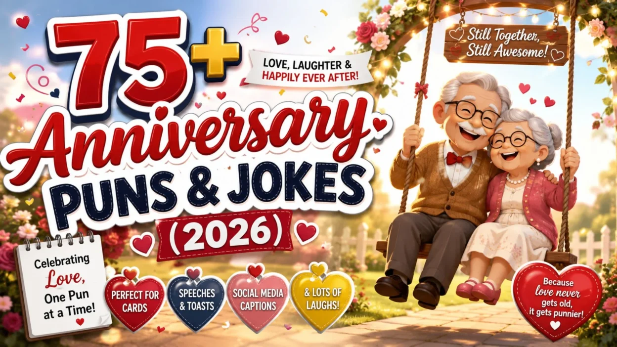 75+ Anniversary Puns & Jokes (2026) ❤️😂