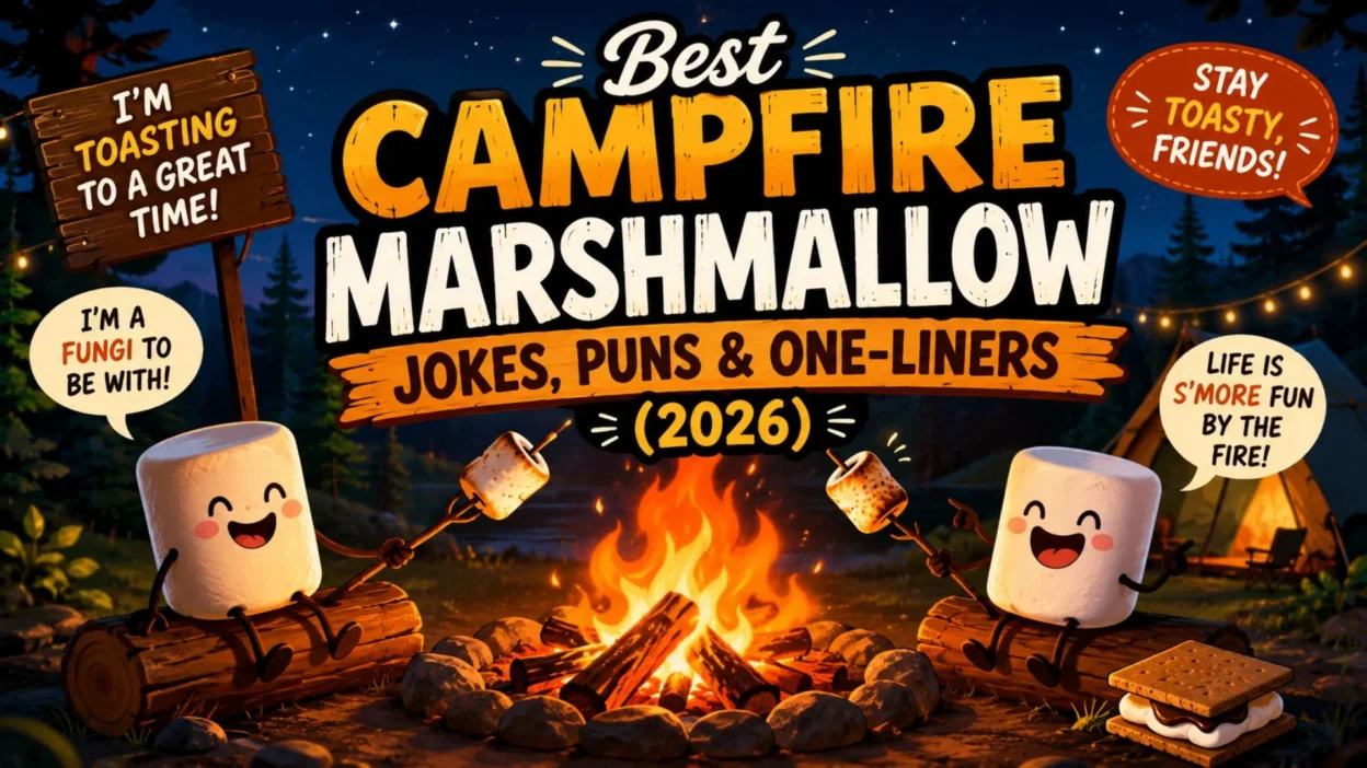 Best Campfire Marshmallow Jokes, Puns & One-Liners (2026)