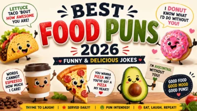 Best Food Puns 2026 Funny & Delicious Jokes