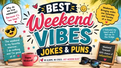 Best Weekend Vibes Jokes & Puns