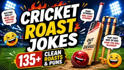 Cricket Roast Jokes 135+ Clean Roasts & Puns