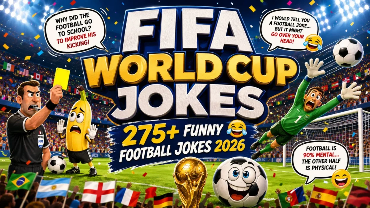 FIFA World Cup Jokes: 275+ Funny Football Jokes 2026⚽😂