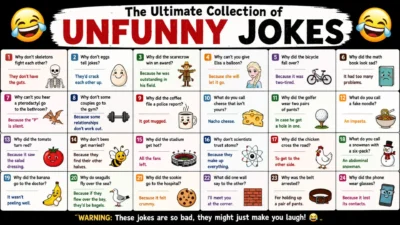 The Ultimate Collection of Unfunny Jokes 😂