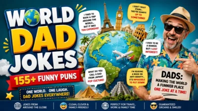 World Dad Jokes 155+ Funny Puns