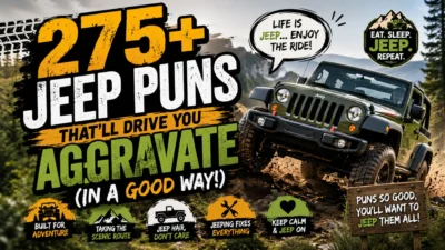 🚙 275+ Jeep Puns That'll Drive You Aggravate (in a Good Way!)