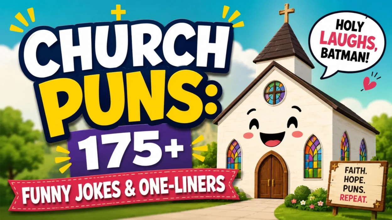 ⛪ Church Puns 175+ Funny Jokes & One-Liners