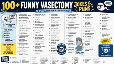 ✂️100+ Funny Vasectomy Jokes & Puns