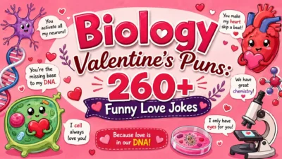 ❤️ Biology Valentine’s Puns 260+ Funny Love Jokes
