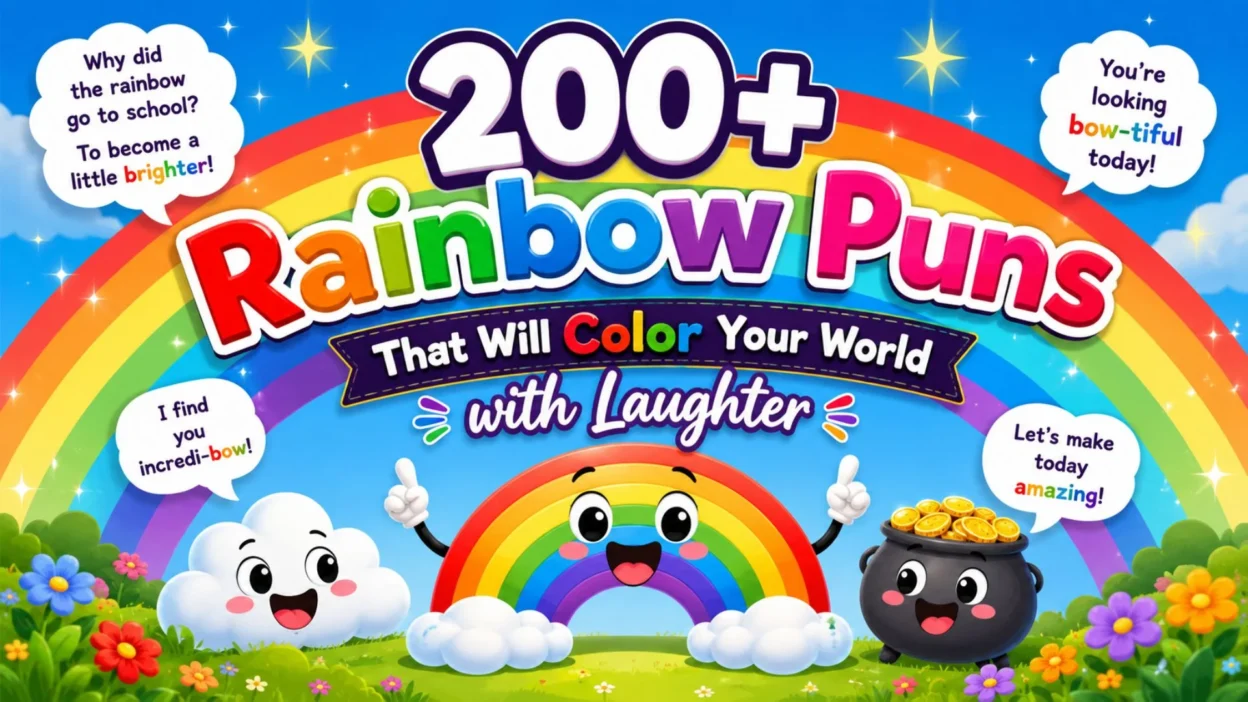 🌈 200+ Rainbow Puns That Will Color Your World with Laughter