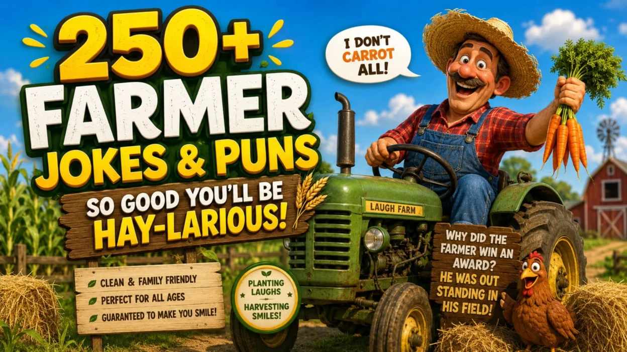🌾 250+ Farmer Jokes & Puns So Good You'll Be Hay‑larious! 🚜