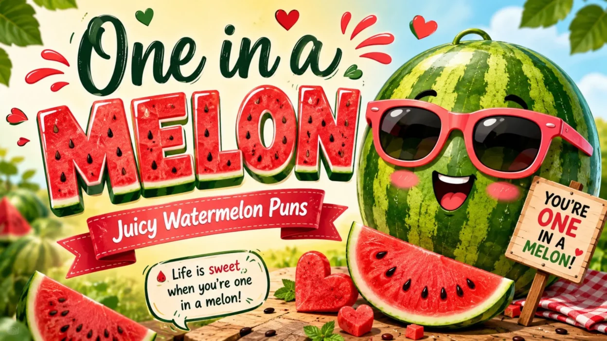 🍉 One in a Melon Juicy Watermelon Puns