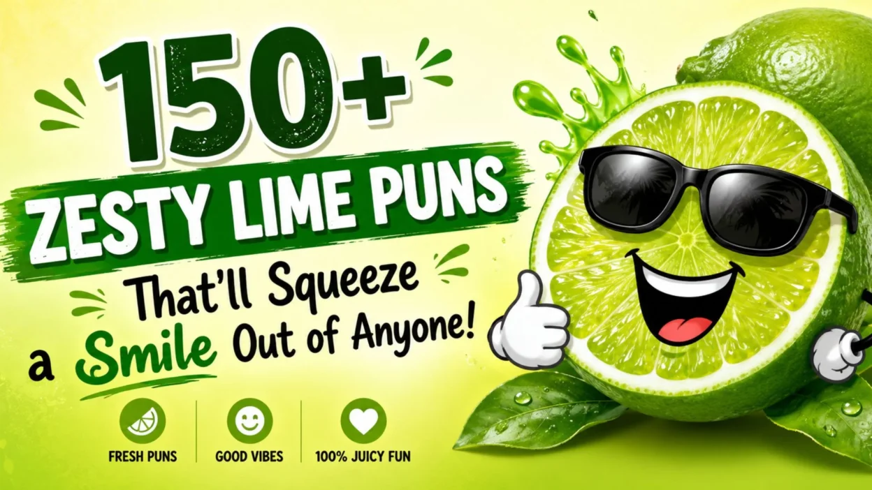 🍋 150+ Zesty Lime Puns That'll Squeeze a Smile Out of Anyone