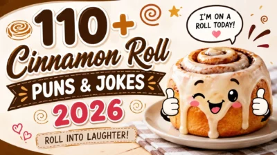 🍥110+ Cinnamon Roll Puns & Jokes 2026