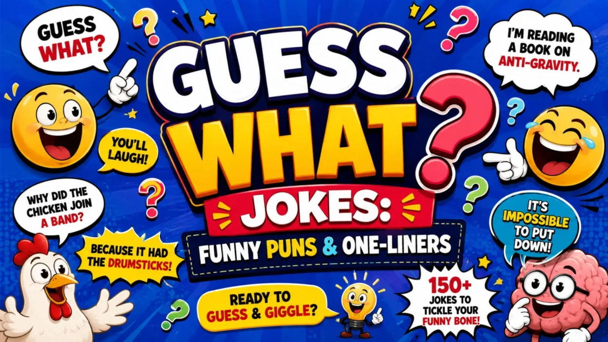 🎯 Guess What Jokes Funny Puns & One-Liners