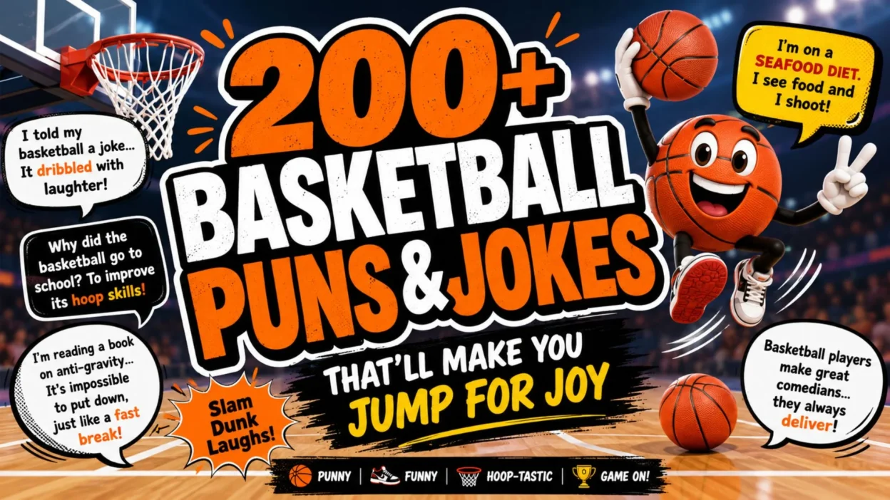 🏀 200+ Basketball Puns & Jokes That'll Make You Jump for Joy