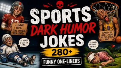 🏆 Sports Dark Humor Jokes 280+ Funny One-Liners