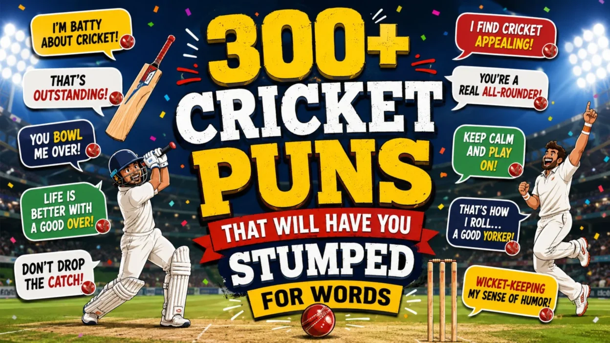 🏏 300+ Cricket Puns That Will Have You Stumped for Words