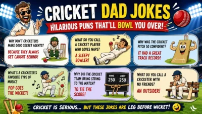 🏏 Cricket Dad Jokes Hilarious Puns That’ll Bowl You Over! 🎯