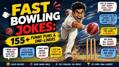 🏏 Fast Bowling Jokes 155+ Funny Puns & One-Liners