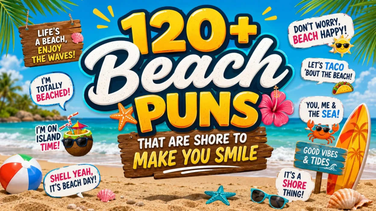 🏖️ 120+ Beach Puns That Are Shore to Make You Smile