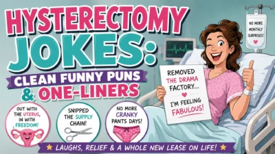 🏥 Hysterectomy Jokes Clean Funny Puns & One-Liners
