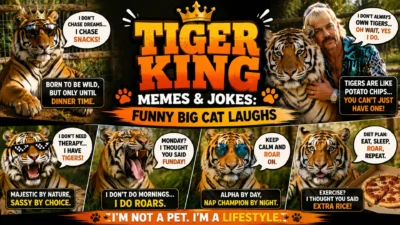 🐯 Tiger King Memes & Jokes Funny Big Cat Laughs