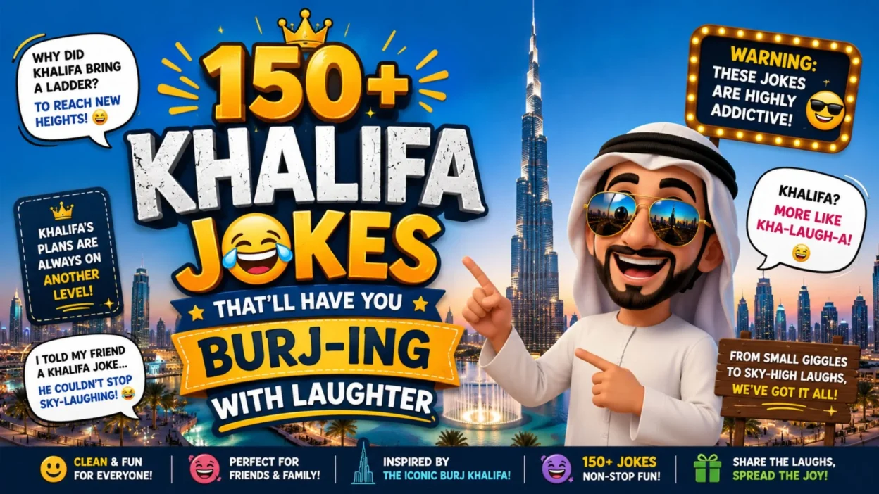 👑 150+ Khalifa Jokes That’ll Have You Burj-ing With Laughter