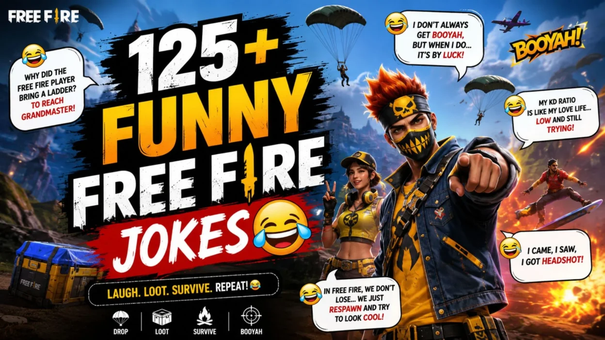 🔥 125+ Funny Free Fire Jokes😂