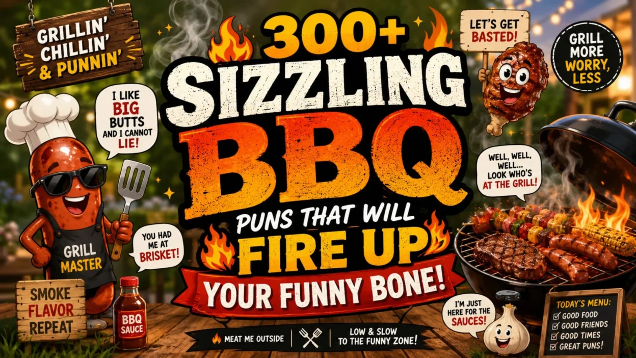 🔥 300+ Sizzling BBQ Puns That Will Fire Up Your Funny Bone