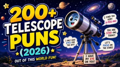 🔭200+ Telescope Puns (2026)