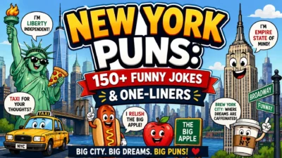 🗽 New York Puns 150+ Funny Jokes & One-Liners